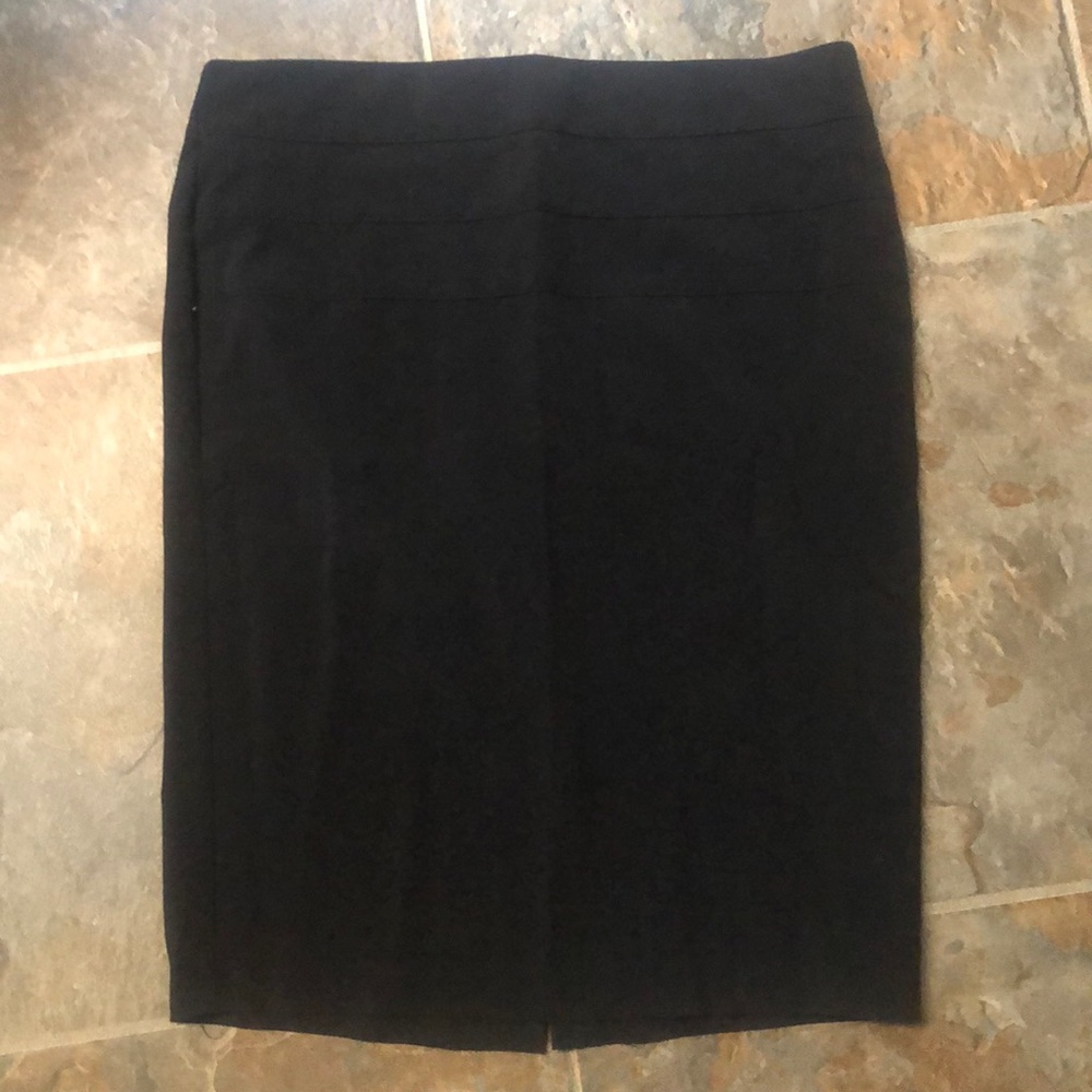 Black pencil skirt